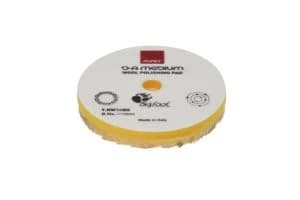 3 Inch RUPES Precision Pro Yellow D-A Medium Wool Polishing Pad
