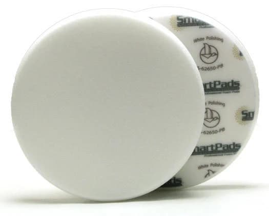 6.5 Inch White Heavy Polishing Flat Pad